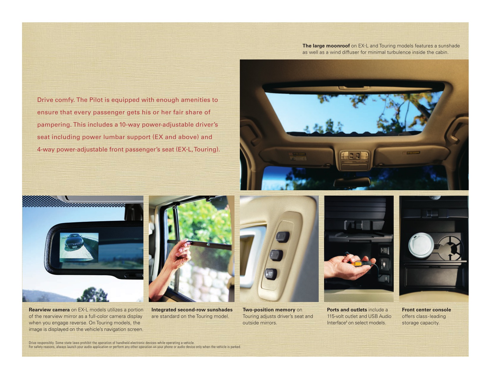 2010 Honda Pilot Brochure Page 18